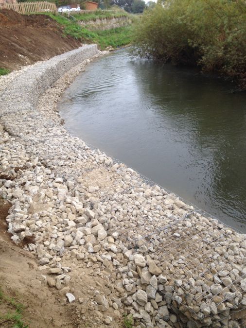 Award winning landscaping supplier Green-tech has supplied the materials to stabilise part of a river bank in North Yorkshire.                                                                                                                                                                                                                                                                                                                                                                                      